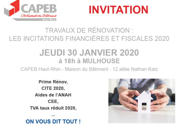 TRAVAUX DE RÉNOVATION : LES INCITATIONS FINANCIÈRES ET FISCALES 2020