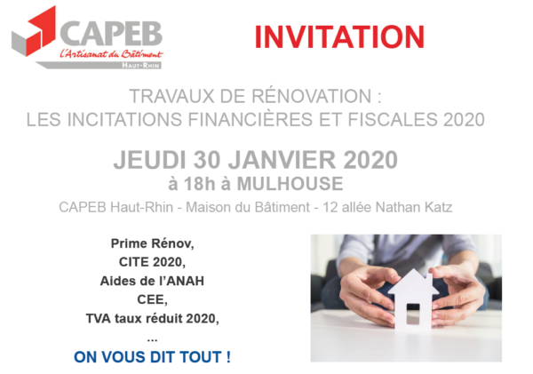 TRAVAUX DE RÉNOVATION : LES INCITATIONS FINANCIÈRES ET FISCALES 2020