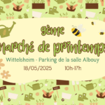 Encart de présentation du 9ème marché de printemps organisé par Thuramap