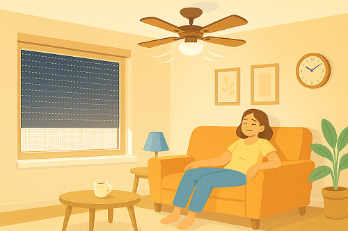 Confort d’été : brasseurs d’air et protections solaires